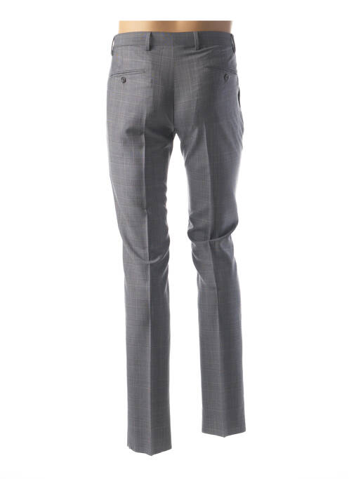 Pantalon droit gris ERMENEGILDO ZEGNA pour homme