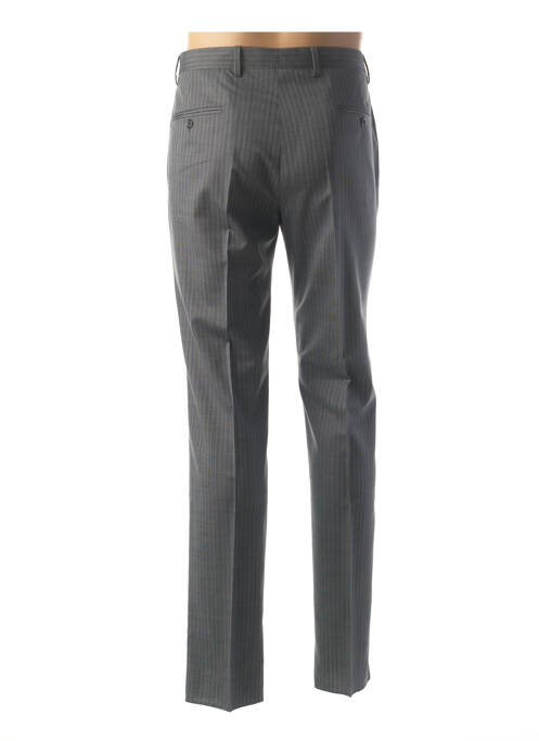 Pantalon droit gris ERMENEGILDO ZEGNA pour homme