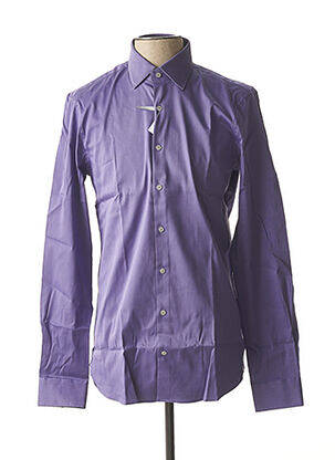 Chemise manches longues violet MICHAEL KORS pour homme