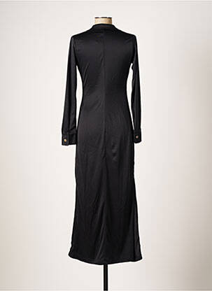 Robe longue manches longues manches longues noir KILIWATCH femme
