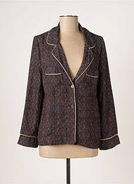 Blazer finition intérieure doublée noir DIXIE femme