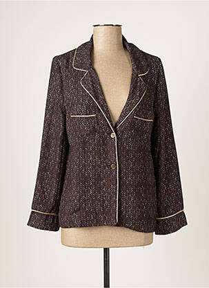 Blazer finition intérieure doublée noir DIXIE femme