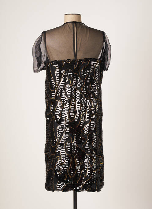 Robe mi-longue noir DIXIE pour femme