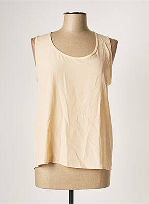 Blouse col rond sans manche beige IMPERIAL femme