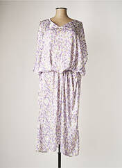 Robe mi-longue violet JAD pour femme seconde vue