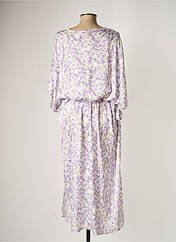 Robe mi-longue violet JAD pour femme seconde vue