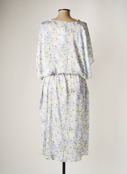 Robe mi-longue bleu JAD pour femme