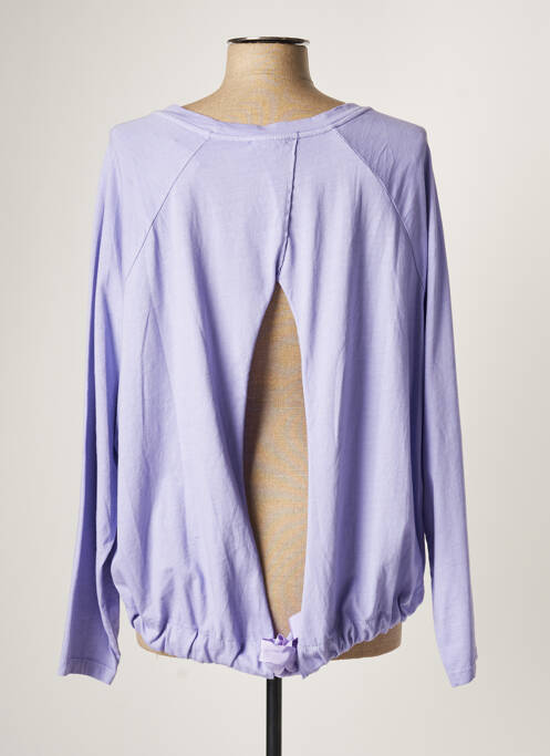 T-shirt violet PLEASE pour femme