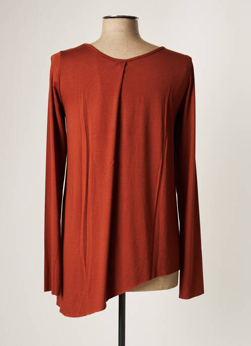 Tunique manches longues marron DENIM DELUXE pour femme