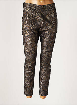 Pantalon slim stretch taille normale marron IMPERIAL femme