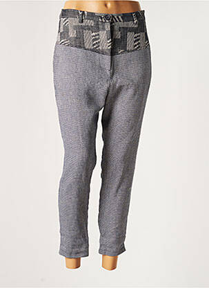 Pantalon 7/8 coupe chino taille normale bleu IMPERIAL femme