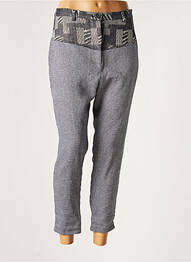 Pantalon 7/8 coupe chino taille normale bleu IMPERIAL femme