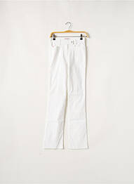 Pantalon droit stretch taille haute blanc MISS SIXTY femme