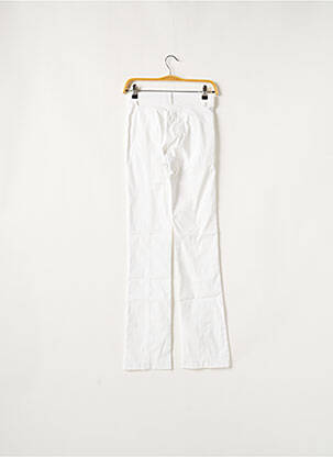 Pantalon droit stretch taille haute blanc MISS SIXTY femme