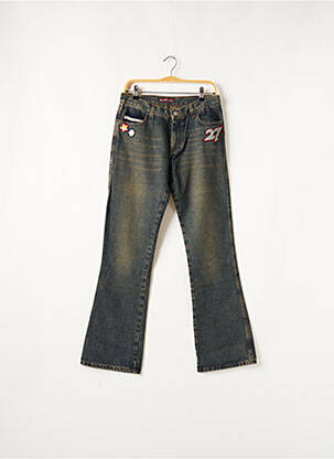 Jean coupe flare sélection denim taille basse bleu KILLAH femme