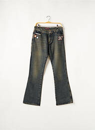 Jean coupe flare sélection denim taille basse bleu KILLAH femme