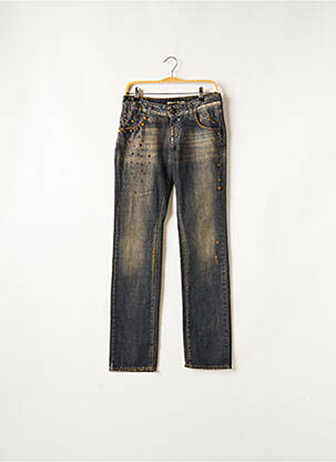 Jeans coupe droite broderie rivets taille normale bleu MISS SIXTY femme