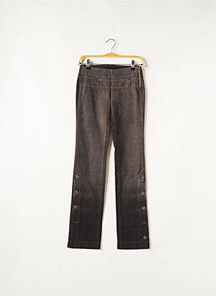Pantalon droit taille normale taille normale gris DIESEL femme
