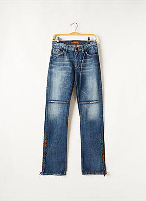 Jeans coupe droite broderie rivets taille normale bleu BRAY STEVE ALAN femme