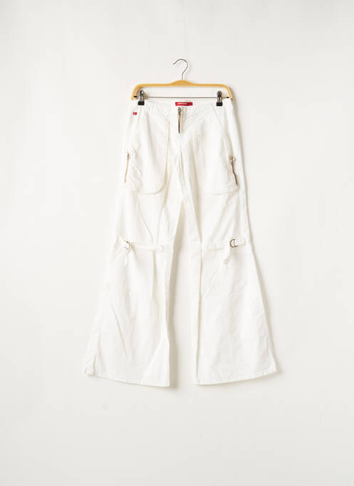 Pantalon flare taille normale taille normale blanc MISS SIXTY femme