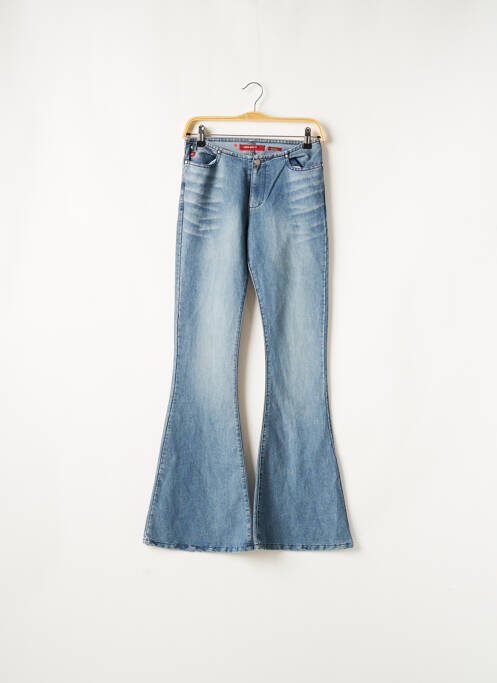 Pantalon flare taille basse taille basse bleu MISS SIXTY femme