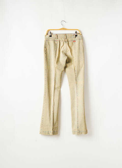 Jean coupe flare beige MISS SIXTY pour femme