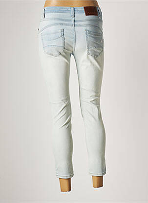 Pantalon 7/8 stretch taille normale bleu PLEASE femme