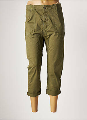 Pantacourt coupe droite taille normale vert DIXIE femme