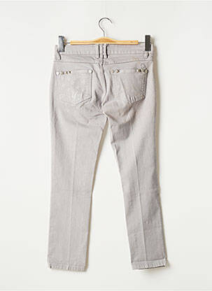 Pantalon 7/8 stretch taille basse gris YOU femme