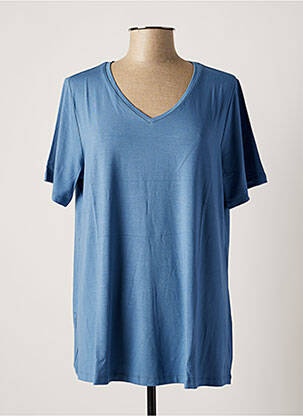 T-shirt bleu YESTA pour femme