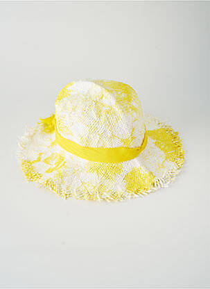 Chapeau jaune BOJUA' pour femme