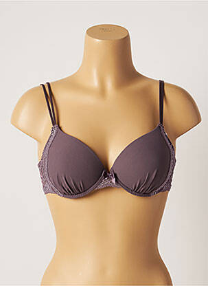 Soutien-gorge légère et transparente haut soutien-gorge moulé violet SIMONE PERELE femme