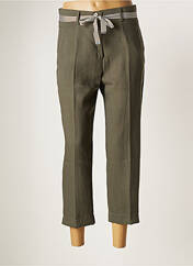 Pantalon 7/8 vert CHRISTINE LAURE pour femme seconde vue