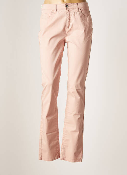 Pantalon droit rose KANOPE pour femme