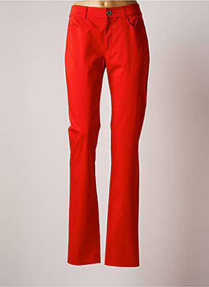 Pantalon slim rouge ARMANI pour femme