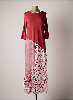 Robe longue rose WHYCI MILANO pour femme