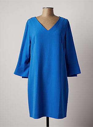 Robe mi-longue bleu ANTONELLI FIRENZE pour femme