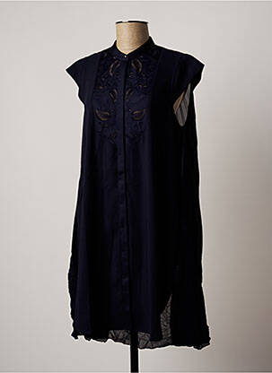 Robe mi-longue bleu HIGH pour femme
