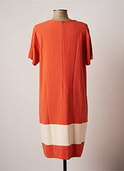 Robe mi-longue orange ANTONELLI FIRENZE pour femme seconde vue