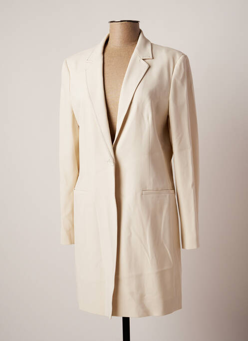 Manteau long beige PIAZZA SEMPIONE pour femme