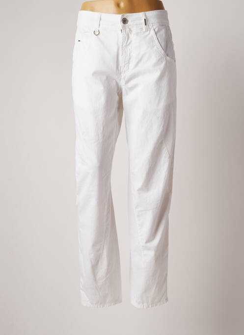Pantalon droit blanc RENATTO BENE pour femme