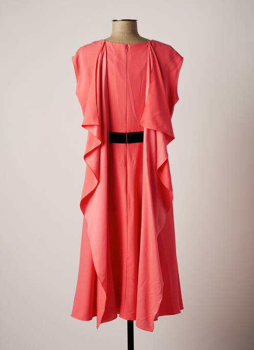 Robe mi-longue rose PAULE KA pour femme