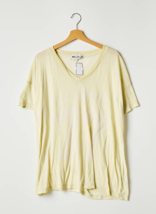 T-shirt jaune WILDFOX pour femme