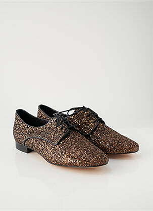 Derbies bout pointu talon plat jusqu'à 3cm marron SOULEIADO femme