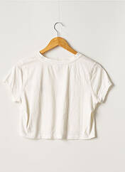 T-shirt beige CLAUDIE PIERLOT pour femme seconde vue