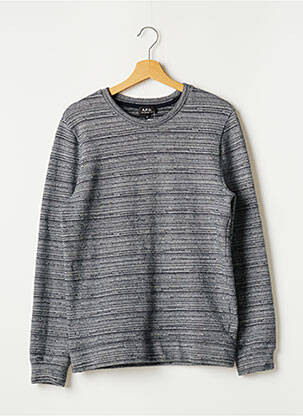 Pull stretch manches longues bleu A.P.C. homme