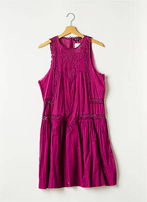 Robe mi-longue sans manche sans manche violet ISABEL MARANT femme