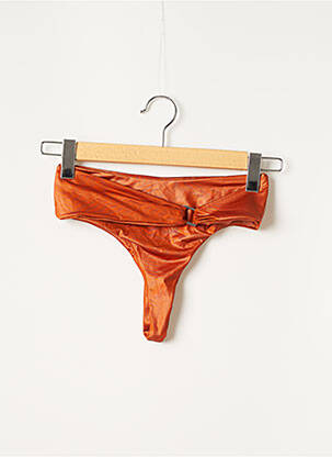 Bas de maillot de bain orange BELLES DES PINS pour femme