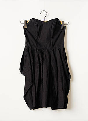 Robe courte sans manche sans manche noir NAF NAF femme