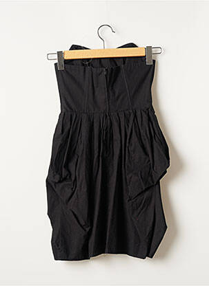 Robe courte sans manche sans manche noir NAF NAF femme